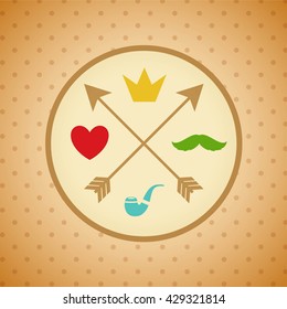 Father's day card for invitation, congratulation or greeting.