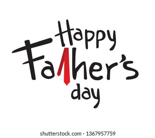 Father's day card. vector