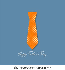 Fathers day card. Vector illustration. 