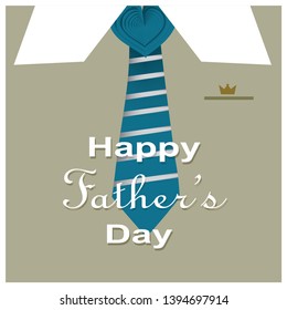 father's day card.  vector illustrator EPS 10.
