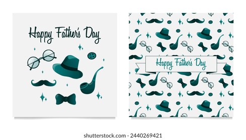 Father's Day card.Father's Day Poster