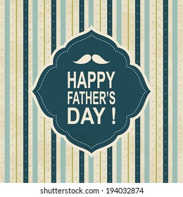 Father's day card.vector illustration