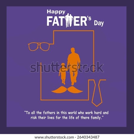 fathers day celebation creative post 