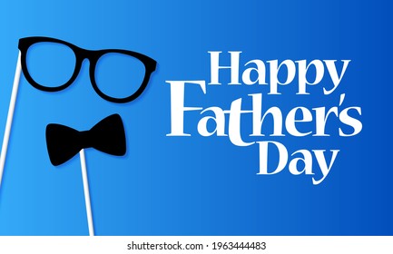 Father's Day is celebrated on different days in different countries. it is a day of honoring fatherhood and paternal bonds, as well as the influence of fathers in society. Vector illustration.