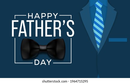 Father's Day is celebrated on different days in different countries. it is a day of honoring fatherhood and paternal bonds, as well as the influence of fathers in society. Vector illustration.