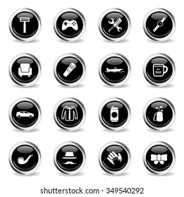 Fathers day chrome icons for web