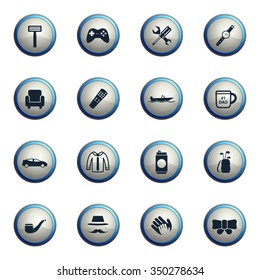 Fathers day chrome icons for web