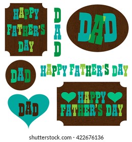 Fathers Day Clipart Stock Vector (Royalty Free) 422676136 | Shutterstock