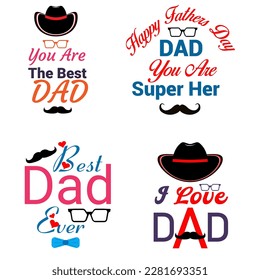 Father's Day Clipart Set and Bundle