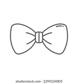 father's day colorful bow tie love symbol icon