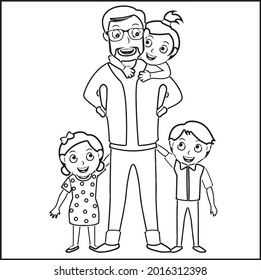 1,389 Fathers Day Coloring Pages Images, Stock Photos & Vectors 