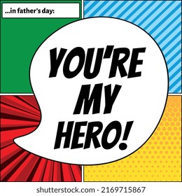 Fathers Day comics like theme