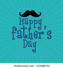 Fathers day concept. celebration design. Greeting icon