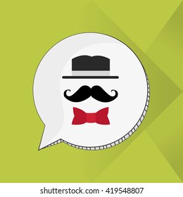 Fathers day concept. celebration design. Greeting icon