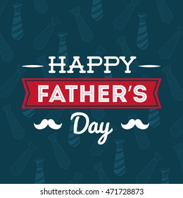 fathers day concept with icon design, vector illustration 10 eps graphic.