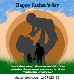 fathers day creative post design