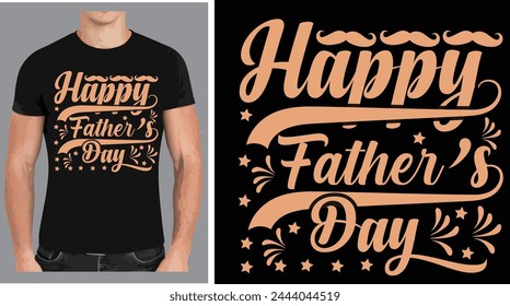 Father's day a creative T shirt design vector .