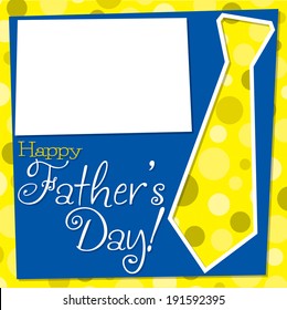 Fathers Day Cut Out Tie Card Stock Vector (Royalty Free) 191592395 ...