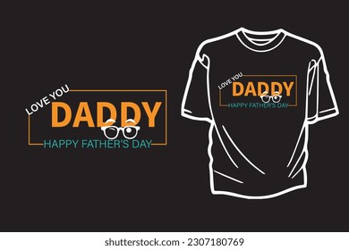 Father's Day, Dad T-Shirt Design
