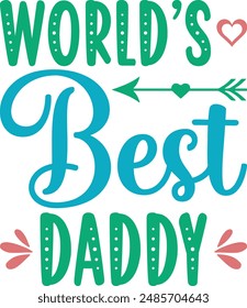 Father's day design. fathers design