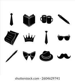 Father's Day design element vector