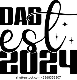 Father's day design and eps file