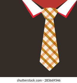 Fathers day design over clothes background, vector illustration