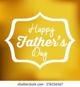 Fathers day design over colored backgrund, vector illustration