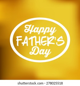 Fathers day design over colored backgrund, vector illustration