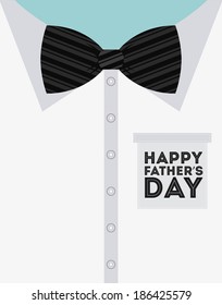 Fathers day design over white background, vector illustration