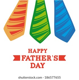 Fathers day design over white background, vector illustration