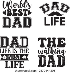 Father's Day Design, t shirt Design, Dad Life T shirt, Father's Day T shirt design Template