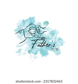 Father's day design in vector
