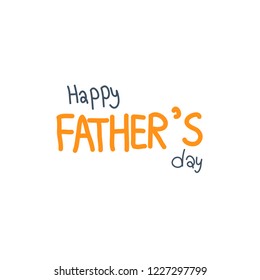Father's day design of vector. doodle art style.