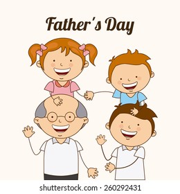 fathers day design, vector illustration eps10 graphic 