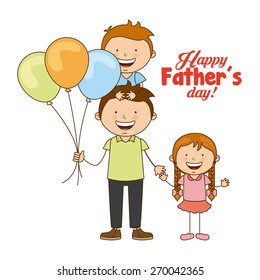 fathers day design, vector illustration eps10 graphic 