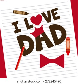 fathers day design, vector illustration eps10 graphic 