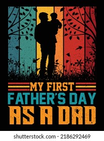 Father's day. fashion slogan, badge, label clothing, jeans, or other printing products, typography t shirt design