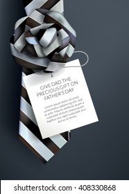 Father's Day Gift Card Design. 