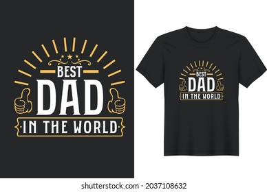 Fathers day gift for dad t-shirt design set. Funny quotes about daddy for prints, posters. Vector vintage illustration