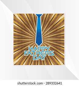 fathers day golden background vector illustration