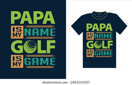 Father's Day Golf T-Shirt Designs