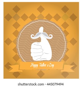 Father's day graphic design, Vector illustration