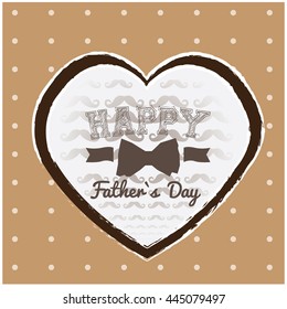 Father's day graphic design, Vector illustration