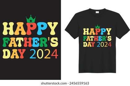 Vätertag Grafik T-Shirt Design. Glücklicher Vatertag 2024. Beste Papa T-Shirts, Papa, Papa, Papa T-Shirt Design, Geschenk T-Shirt, Väter Tag Shirt Vektorgrafiken, Papa Typografie für Poster, Papa Liebhaber Shirts.