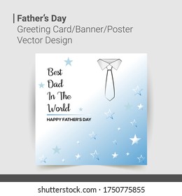 Father's Day Greeting Card, Banner, Poster, Vector Design

This file include editable EPS with Easy Editable layers. You can add or remove anything you want. 
