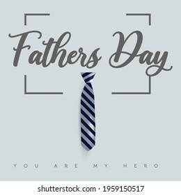 fathers day greeting card concept