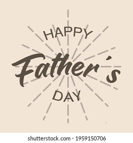fathers day greeting card concept