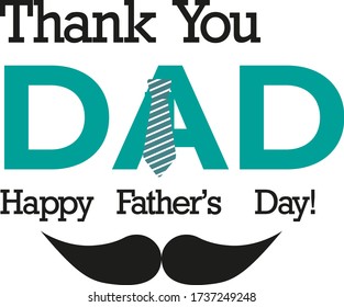 Father's Day Greeting Card Design 