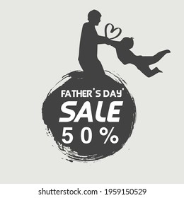 father's day greeting card super dad